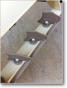 エアコン部品清掃後