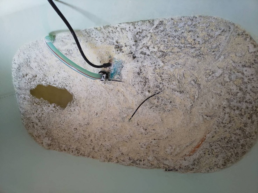 奈良市・U様宅風呂釜配管洗浄施工事例