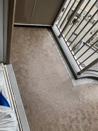 大阪市北区マンションベランダ施工後1