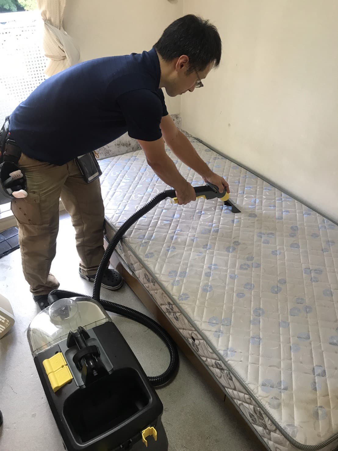 大学交流会館教員宿舎マットレス洗浄 大学交流会館教員宿舎マットレス洗浄