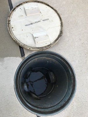 会所桝の蓋開け