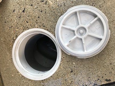 蓋・開口洗浄後