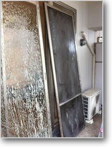 ベランダ窓掃除 ベランダ窓掃除