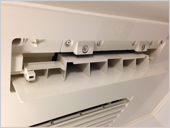 換気扇送風口洗浄後