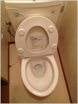 尿石汚れ洗浄後