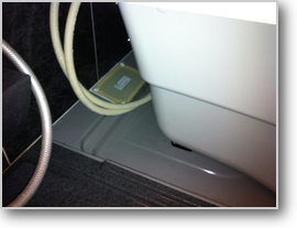 浴室清掃エプロン内部洗浄