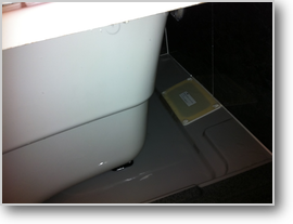 浴室清掃エプロン内部洗浄