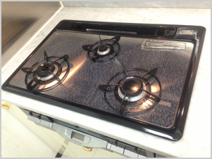 コンロ掃除後
