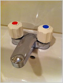 カラン水垢汚れ洗浄後