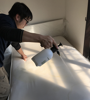 洗剤塗布