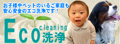 エコ洗剤使用で安心安全！