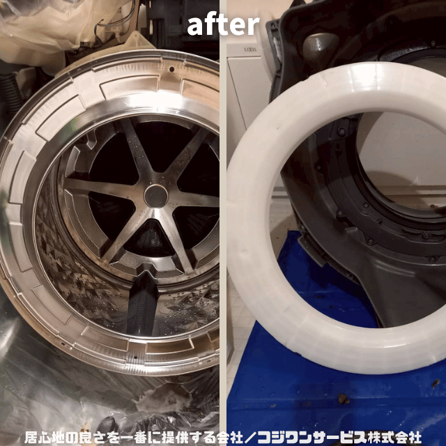 パナソニックドラム洗濯機NA-VX8800Rを分解洗浄 - サービス事例 パナソニックドラム洗濯機NA-VX8800Rを分解洗浄 - サービス事例