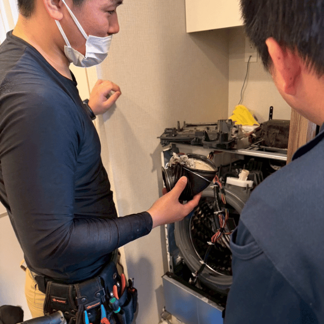 ドラム式洗濯機のメンテナンスについて説明