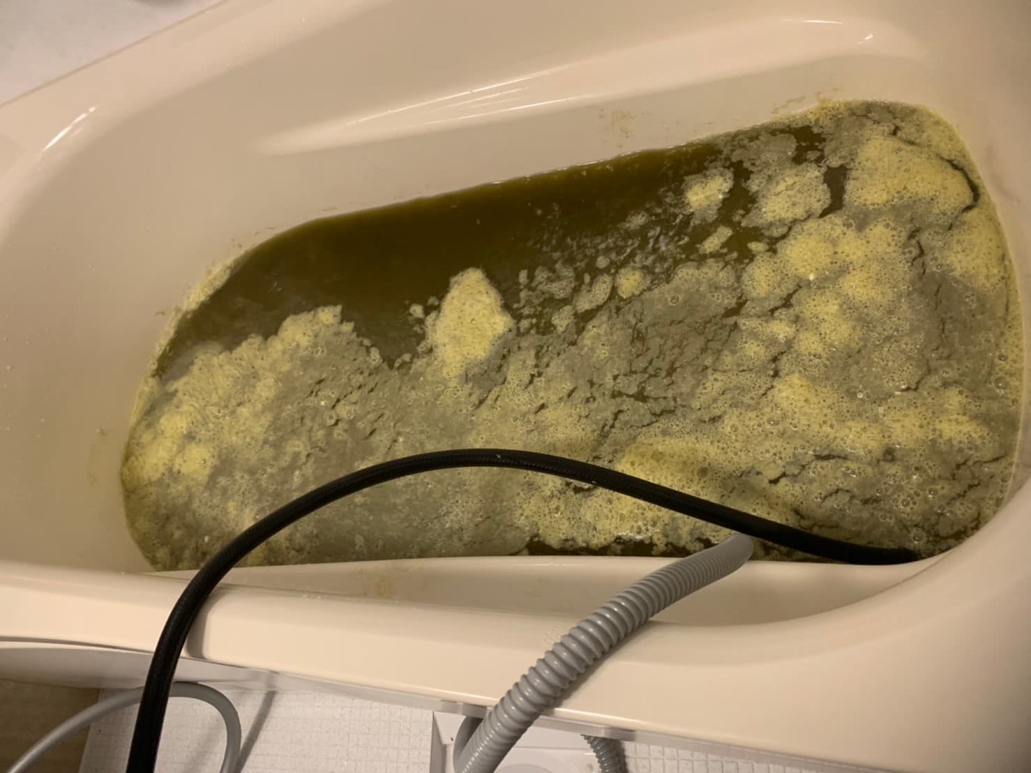 追い焚き配管内の汚れ